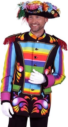 Carnavalsjas Rainbow voor heren