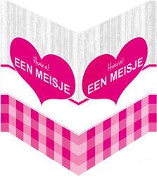 Raambord (verhuur) - Hoera! Een meisje!