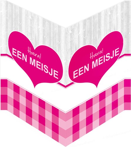 Raambord (verhuur) - Hoera! Een meisje!