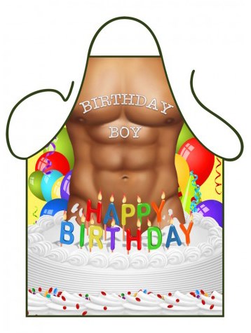 Schort Happy Birthday Boy