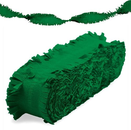 Crepeguirlande Groen Brandveilig (24m)