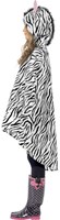 Party Poncho Zebra (Zijkant)
