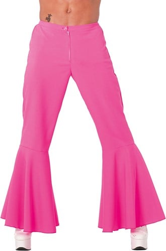 Hippiebroek Heren Pink