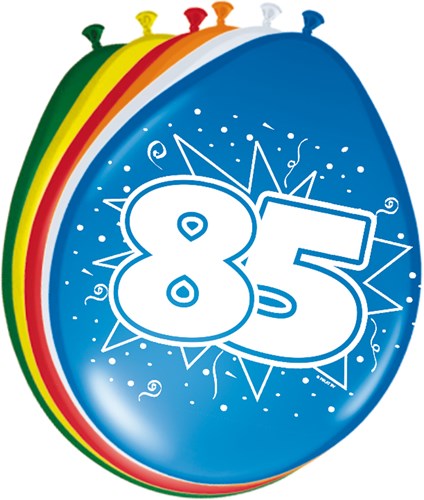 Ballonnen 85 jaar 8st