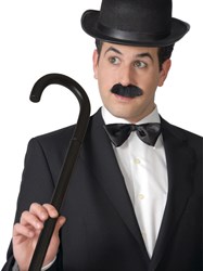 Charlie Chaplin Wandelstok Zwart 80cm