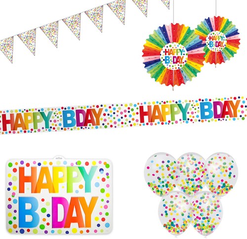 Feestpakket Happy Birthday