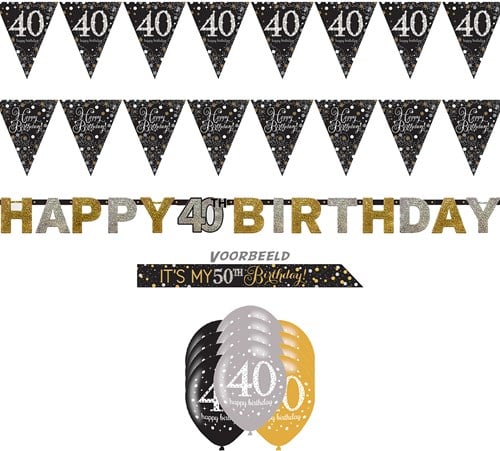 Feestpakket Sparkling Celebrations 40 jaar