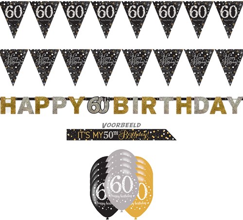 Feestpakket Sparkling Celebrations 60 jaar