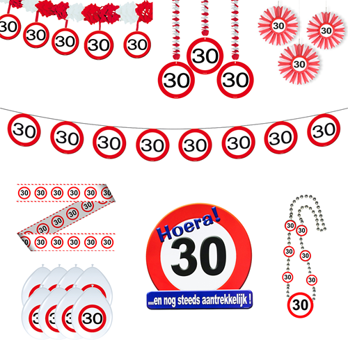Feestpakket Verkeersbord 30 Jaar