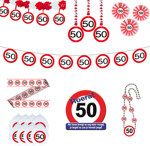 Feestpakket Verkeersbord 50 Jaar