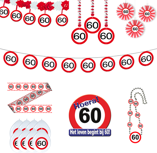 Feestpakket Verkeersbord 60 Jaar