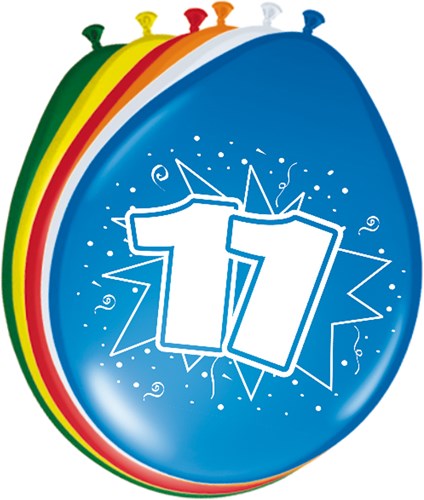 Ballonnen 11 jaar 8st