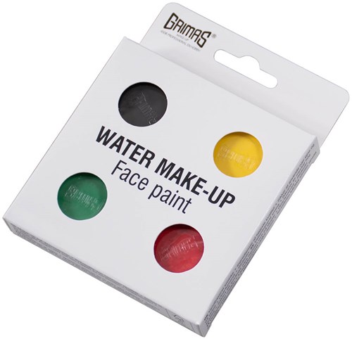 Grimas Schminkset Water Make-up Festival 2,5ml - 4st