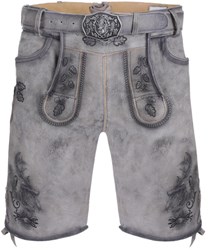 Lederhose Geitenleer Thomas Graniet met Riem