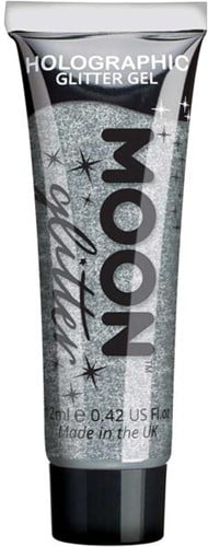 Holographic Glittergel Fijn Zilver (12ml)