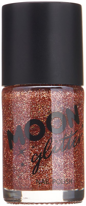 Nagellak Holographic Glitter Rosé Goud (14ml)