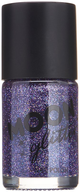 Nagellak Holographic Glitter Paars (14ml)