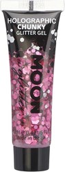 Chunky Holographic Glittergel Pink (12ml)