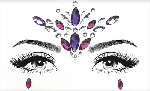 Face Jewels Unicorn Fantasy 
