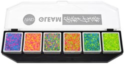 Vivid Gleam Glitter Cream Galactic UV Palet