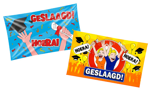 Geslaagd Vlag