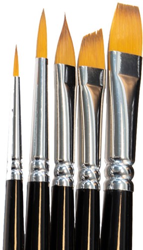 Grimas Face Paint Brush Set (5st)