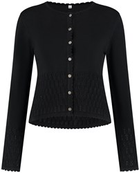 Dames Trachten Vest Suzanne Zwart