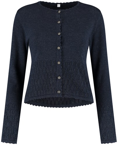 Dames Trachten Vest Suzanne Donkerblauw