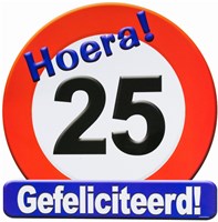 Huldeschild 25 Jaar