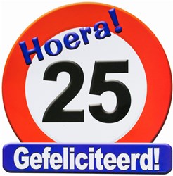 Huldeschild 25 Jaar