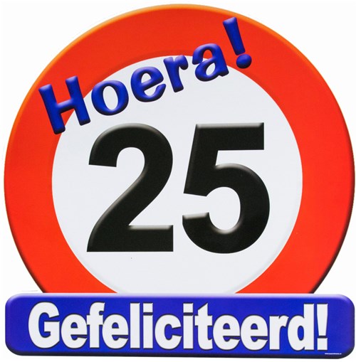 Huldeschild 25 Jaar