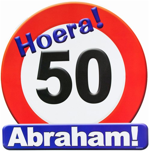 Huldeschild Abraham 50!