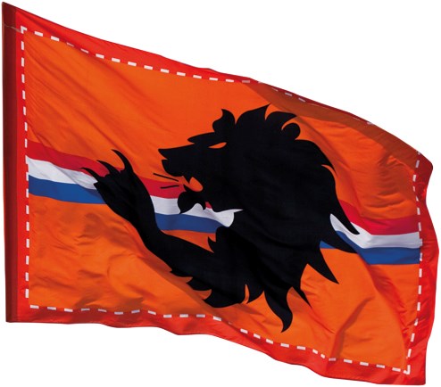 Reuze Vlag Leeuw Oranje 300X200CM