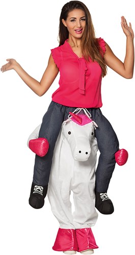 Piggyback Kostuum Unicorn - Eenhoorn