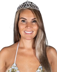 Tiara Strass Zilver Alexia
