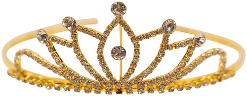 Tiara Strass Goud Amalia (product)