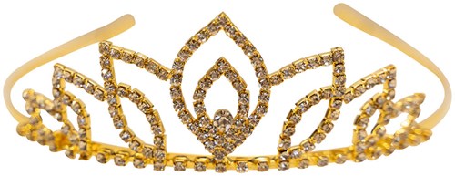 Tiara Strass Goud Charlotte (product)