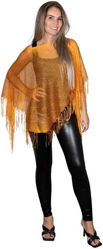 Festival Party Poncho Oranje