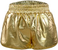 Korte Broek Metallic Goud 