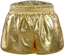 Korte Broek Metallic Goud 