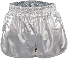 Korte Broek Metallic Zilver