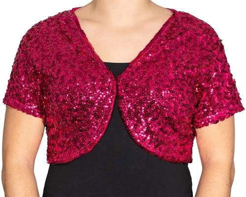 Pailletten Bolero Pink