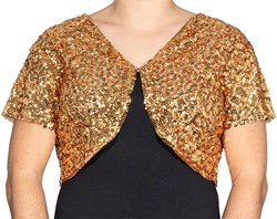 Pailletten Bolero Goud
