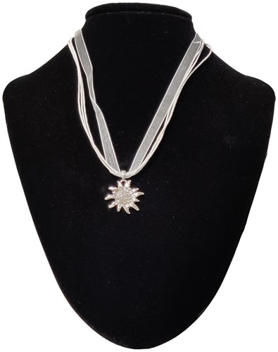 Oktoberfest Ketting Edelweiss Zilver