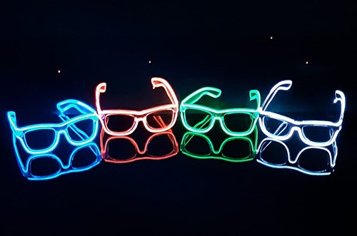 Bril met Witte LED-verlichting 