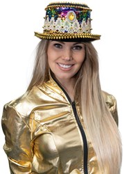 Dames Burningman Hoed Regenboog Luxe