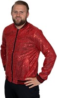 Disco Jack Pailletten Rood (man)