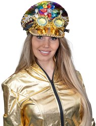 Burningman Pet Regenboog Luxe met Bril