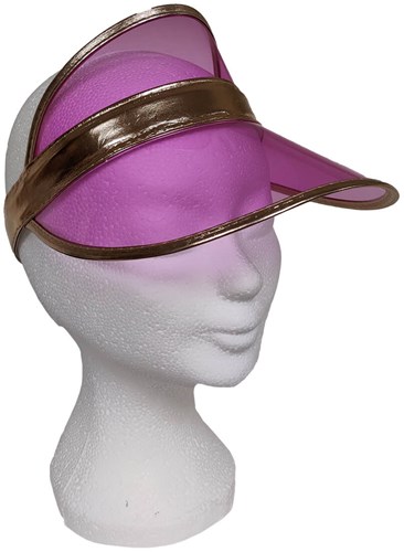 Zonneklep Pink-Goud