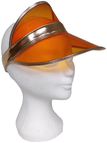 Zonneklep Oranje-Goud